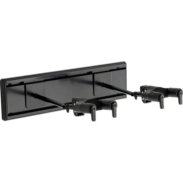 bcec2a5fd78209f4baab92950b2d5f7f.jpg Hercules Stands HCGSP-402SB 2-Guitar Wall Rack - Imagen 1