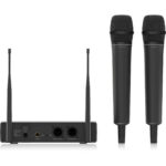 Behringer XTM1-35 DUAL VOCAL SET Sistema de micrófono cardioide de mano inalámbrico para 2 personas (EE. UU.: 584 a 608 MHz) - Imagen 4