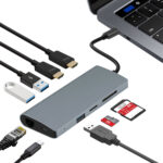 Estación de acoplamiento multipuerto Adesso 9 en 1 USB-C 3.2 Gen 1 - Imagen 11