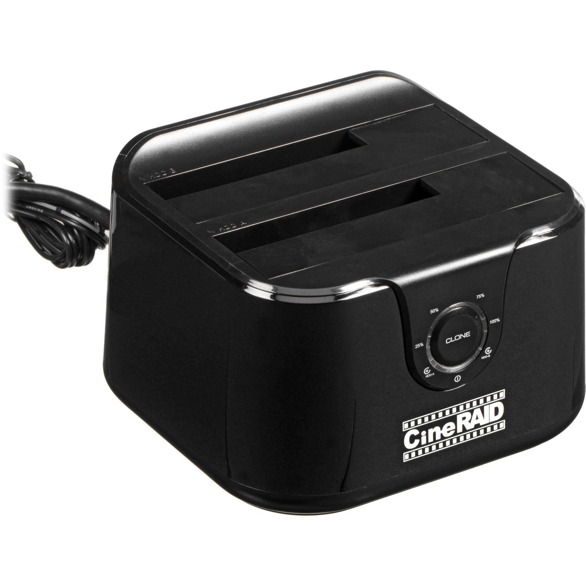 c07ee789e9bccc545e474000c013920f.jpg CineRAID Standalone Duplicator and USB 3.1 Gen 1 Dual Hard Drive Docking Station - Imagen 1