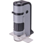 Microscopio de bolsillo Carson MicroFlip MP-250 100-250x con kit de 24 portaobjetos - Imagen 4
