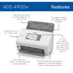 Escáner de escritorio inalámbrico de alta velocidad Brother ADS-4900W - Imagen 3