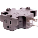 American DJ EC-3FER Edison Tri-Tap Power Adapter (Black) - Imagen 6