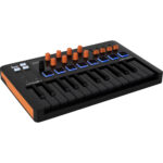 Arturia MiniLab 3 Teclado MIDI compacto y controlador de pad (edición especial naranja y negro)