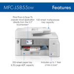Brother MFC-J5855DW INKvestment Tank All-in-One Color Inkjet Printer - Imagen 5