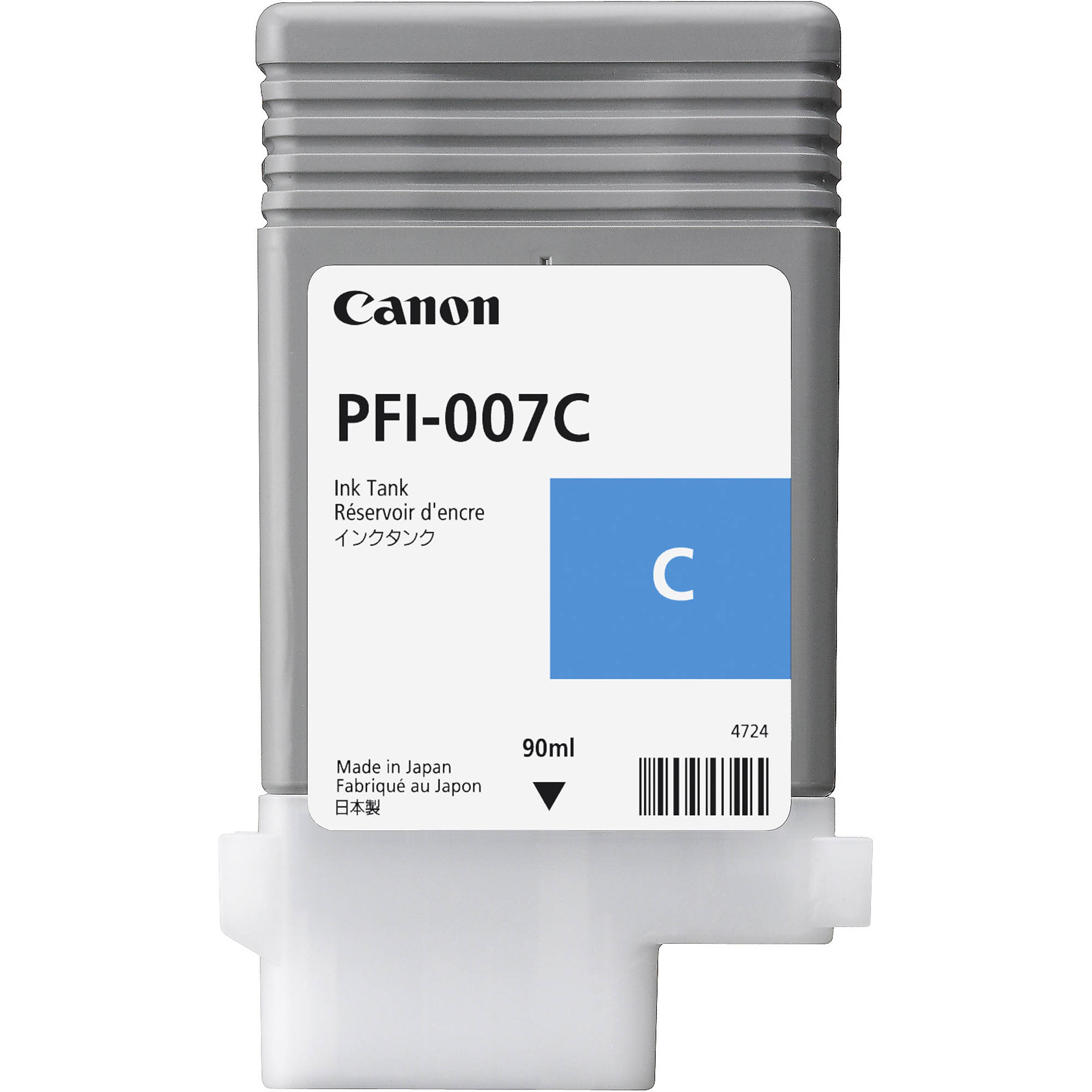 c4c8041d3033d0f2405f484a25a347dd.jpg Canon PFI-007C Cyan Ink Tank (90mL) - Imagen 1