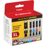 Canon PIXMA iP8720 Wireless Inkjet Photo Printer Kit with PGI-250XL & CLI-251 5-Cartridge Ink Tank Value Pack Kit - Imagen 3
