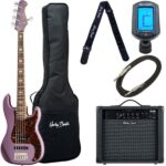 Harley Benton MV-5PJ Burgundy Mist Set