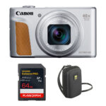 Canon PowerShot SX740 HS Digital Camera with Accessories Kit (Silver)