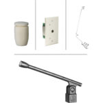 Audio-Technica U853PM Micrófono colgante y módulo de alimentación de placa (blanco) - Imagen 3