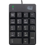 Teclado numérico USB de 18 teclas resistente a derrames Adesso - Imagen 2