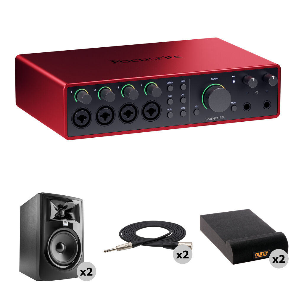 ca357108088bf016725f8923cf8d2dac.jpg Kit de mezcla de interfaz de audio/MIDI Focusrite Scarlett 18i16 USB-C (4.ª generación) - Imagen 1