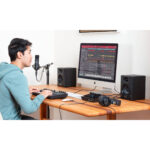 Audio-Technica AT-LP120XBT-USB Tocadiscos estéreo con USB y Bluetooth, y kit de dos altavoces Bluetooth (negro) - Imagen 11