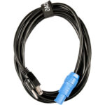 American DJ Locking Power Cable to Edison Cable, 10'