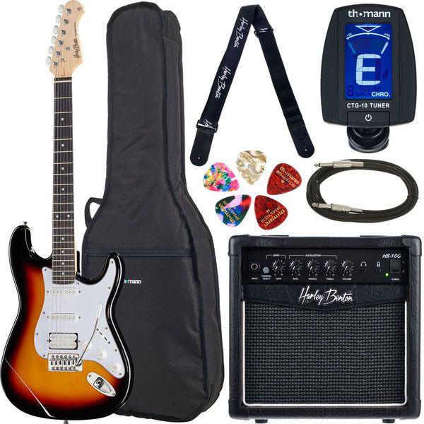cca830f3fc32f0dc1f9bcca129470c35.jpg Harley Benton ST-20HSS SB Standard Bundle - Imagen 1