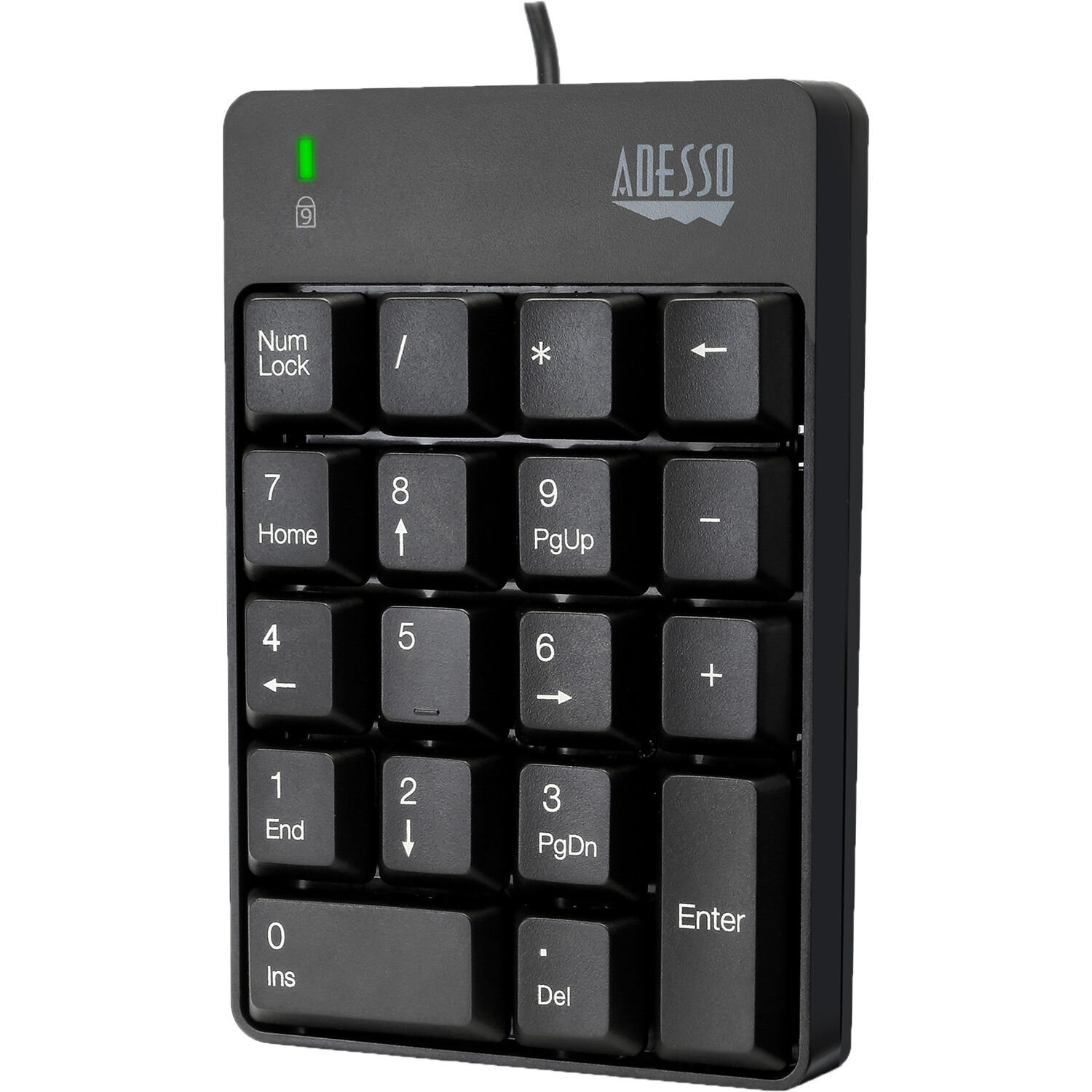 cd360a6c5bc2f3398dca13c877c34ec5.jpg Teclado numérico USB de 18 teclas resistente a derrames Adesso - Imagen 1