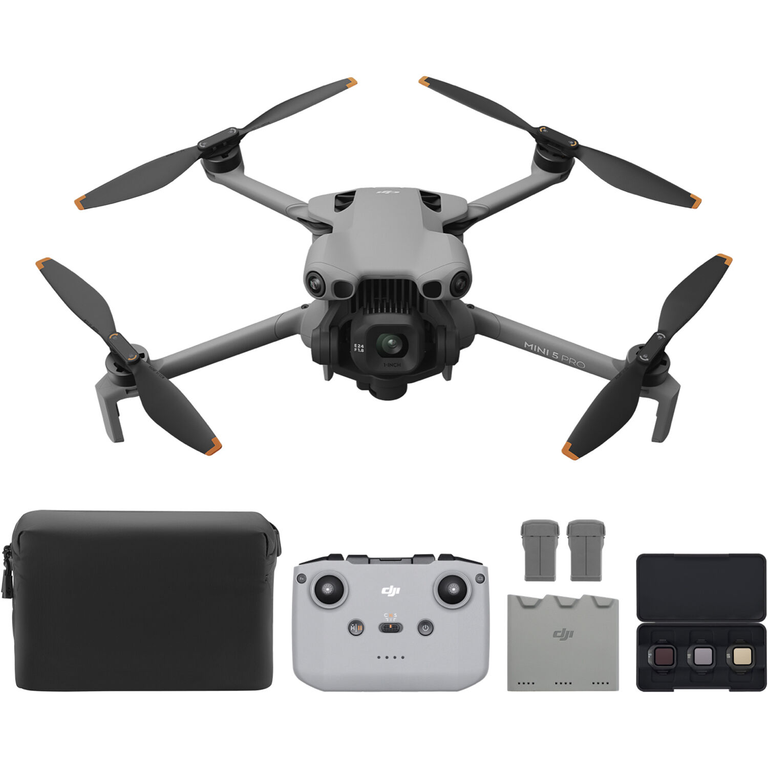 cd60b1e9b6e7410241407b07327d2503.jpg Drone DJI Mini 5 Pro con combo RC-N3 Fly More - Imagen 1
