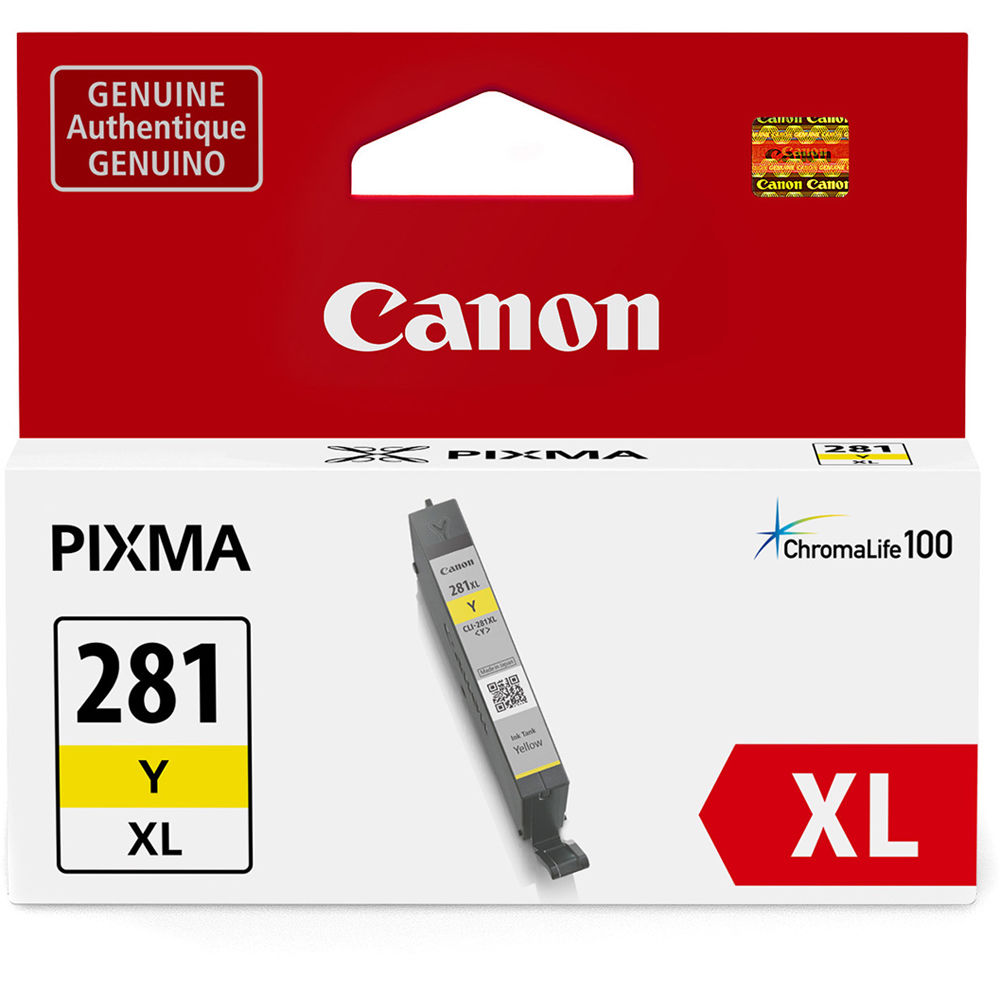 cd69d9b66a274bd77bf320a86e6ea768.jpg Tanque de tinta amarilla Canon CLI-281 XL (8,3 ml) - Imagen 1