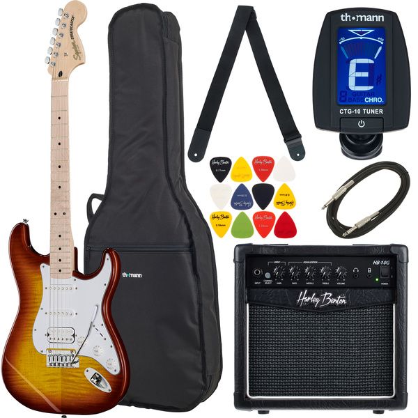 ce43f94f66e8fc1823a3ffc1a13f4a38.jpg Squier Affinity Strat FM HSS S Set - Imagen 1