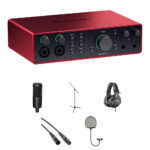 Focusrite Scarlett 16i16 USB-C Kit de interfaz de audio/MIDI con micrófono de condensador AT2020 (4.ª generación) - Imagen 2