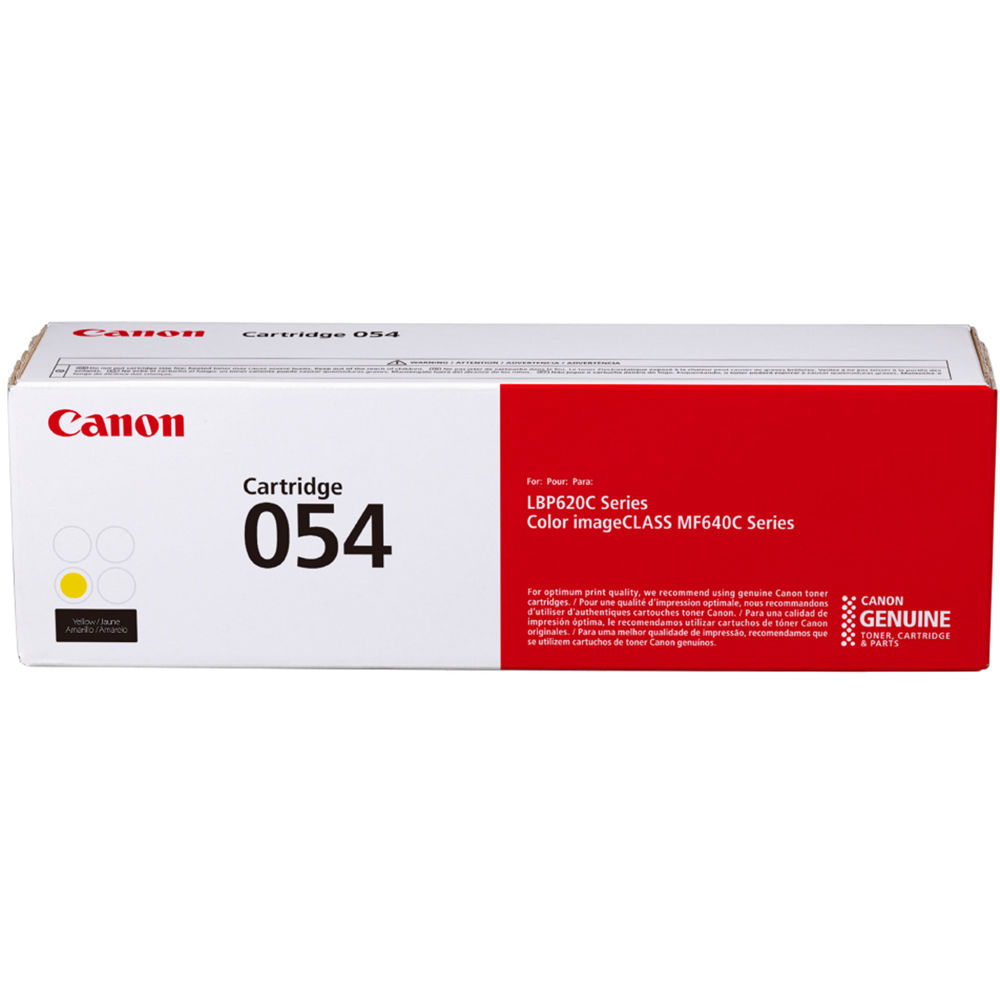 ce92db3cf9f54e4ebd10c7404d2b44eb.jpg Canon 054 Standard-Capacity Yellow Toner Cartridge - Imagen 1