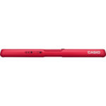 Casio CT-S200 Kit económico de teclado portátil de 61 teclas con soporte, pedal y auriculares (rojo) - Imagen 7