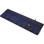 Teclado iluminado antimicrobiano con letra grande Adesso - Imagen 4