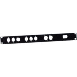 Panel para rack Adam Hall de 19" con orificios perforados (1 RU)