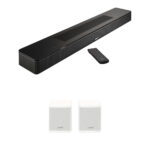 Kit de barra de sonido inteligente Bose y altavoces envolventes inalámbricos Arctic White - Imagen 2