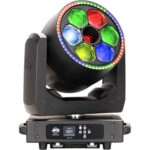 American DJ VIZI FX7 Beam, Wash, caleidoscopio multicolor y cabezal móvil con anillo LED - Imagen 7