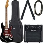 Harley Benton ST-62BK Hot Rod Bundle 1