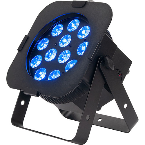 d2c9f0b0de5aeee0129296a7ad1e8d3c.jpg American DJ 12PX HEX LED Par Fixture (RGBAW+UV, Black) - Imagen 1