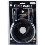 American DJ Accu-Cable XLR Male to XLR Female Balanced Audio Cable (6')
