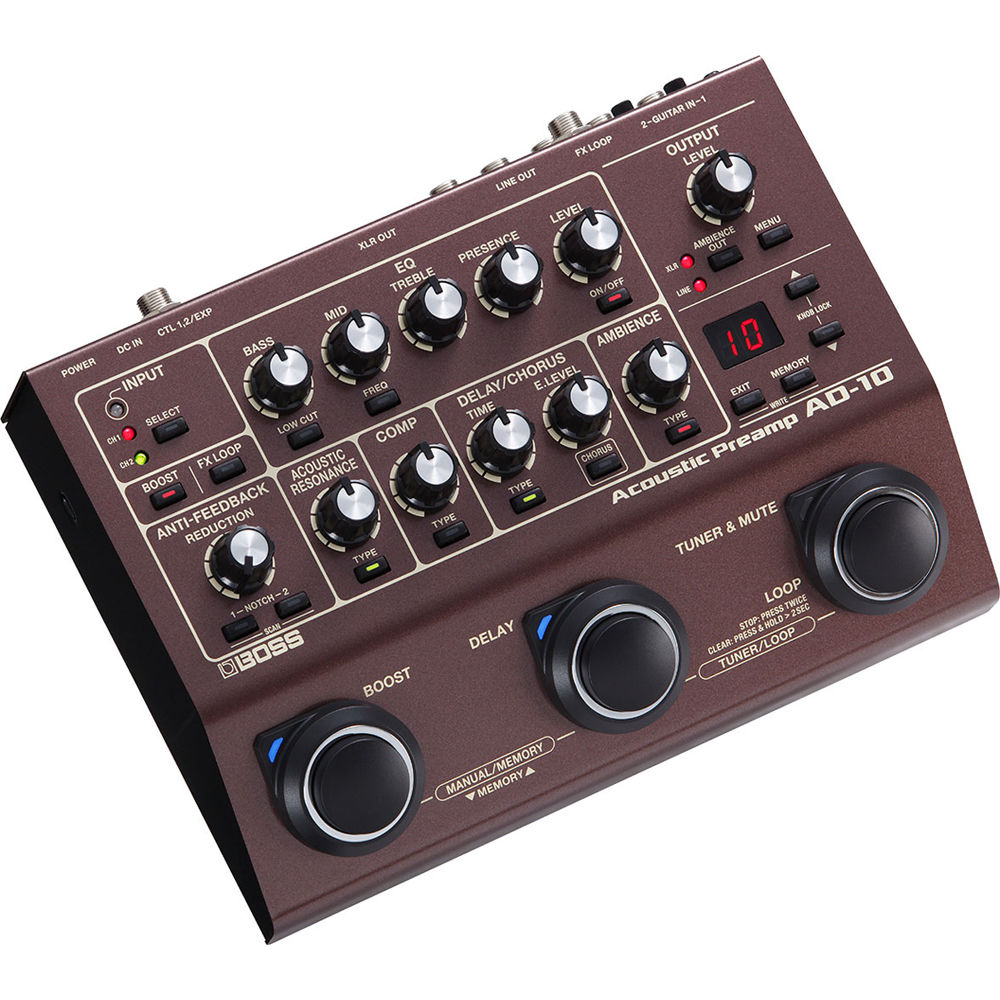 d4581f58ae29dff3c37601342cf9a45a.jpg Preamplificador acústico BOSS AD-10 - Imagen 1