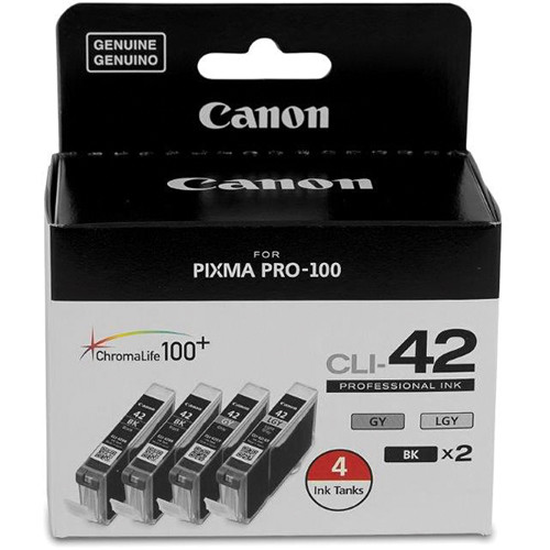 d4b671e9859df72ab94de07b9b972494.jpg Canon CLI-42 4-Cartridge Ink Pack - Imagen 1