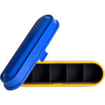 Caja de película Kodak de acero de 135 mm (tapa azul/cuerpo amarillo) - Imagen 9