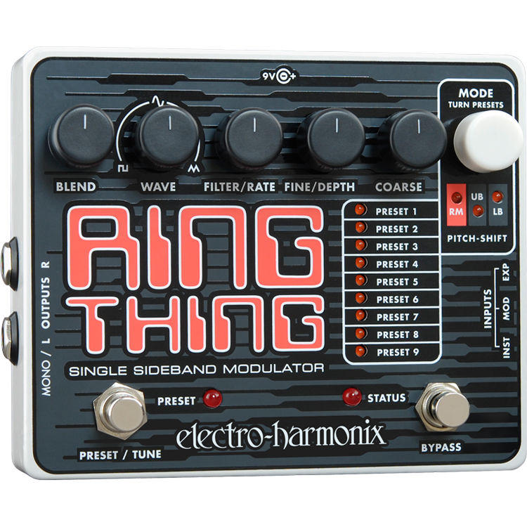 d5b74ec46f05b293d5f5afc4307274a3.jpg Pedal modulador de banda lateral única Ring Thing Electro-Harmonix - Imagen 1