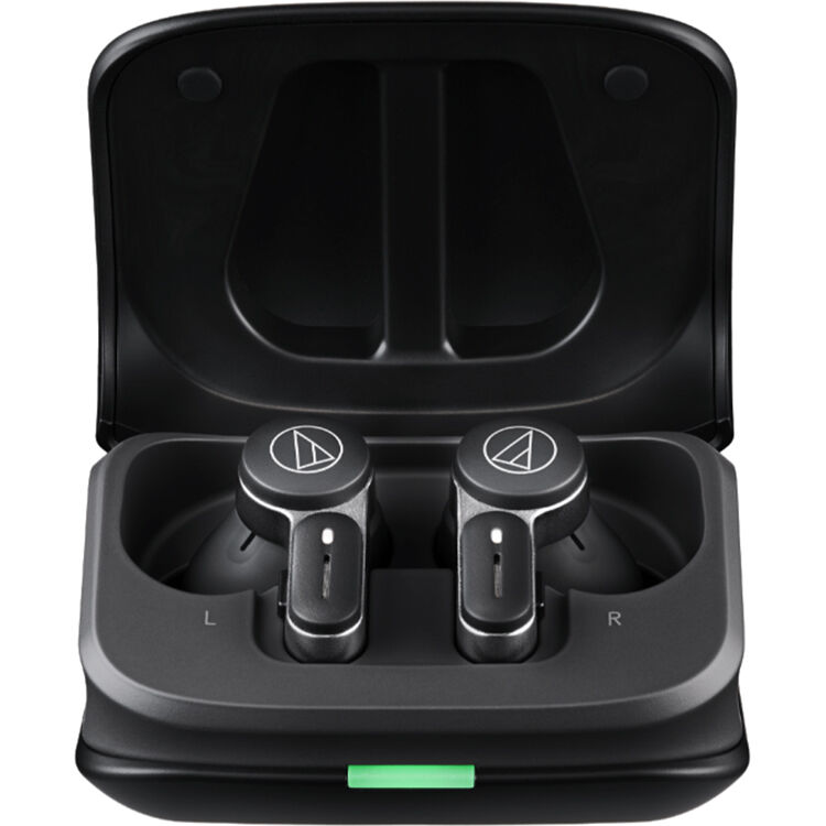 d61633351cd716ce1ecee8b6d04e96f4.jpg Audio-Technica ATH-TWX7 Auriculares inalámbricos verdaderos con cancelación de ruido (negro) - Imagen 1