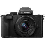 Cámara sin espejo Panasonic LUMIX G100D con lentes de 12-32 mm f/3.5-5.6 y 45-150 mm f//4-5.6 y paquete básico (negro) - Imagen 5