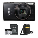 Canon PowerShot ELPH 360 HS A Camera with Basic Bundle (Black)