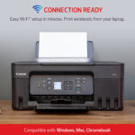 Canon PIXMA G3270 MegaTank All-in-One Wireless Inkjet Color Printer (White) - Imagen 8