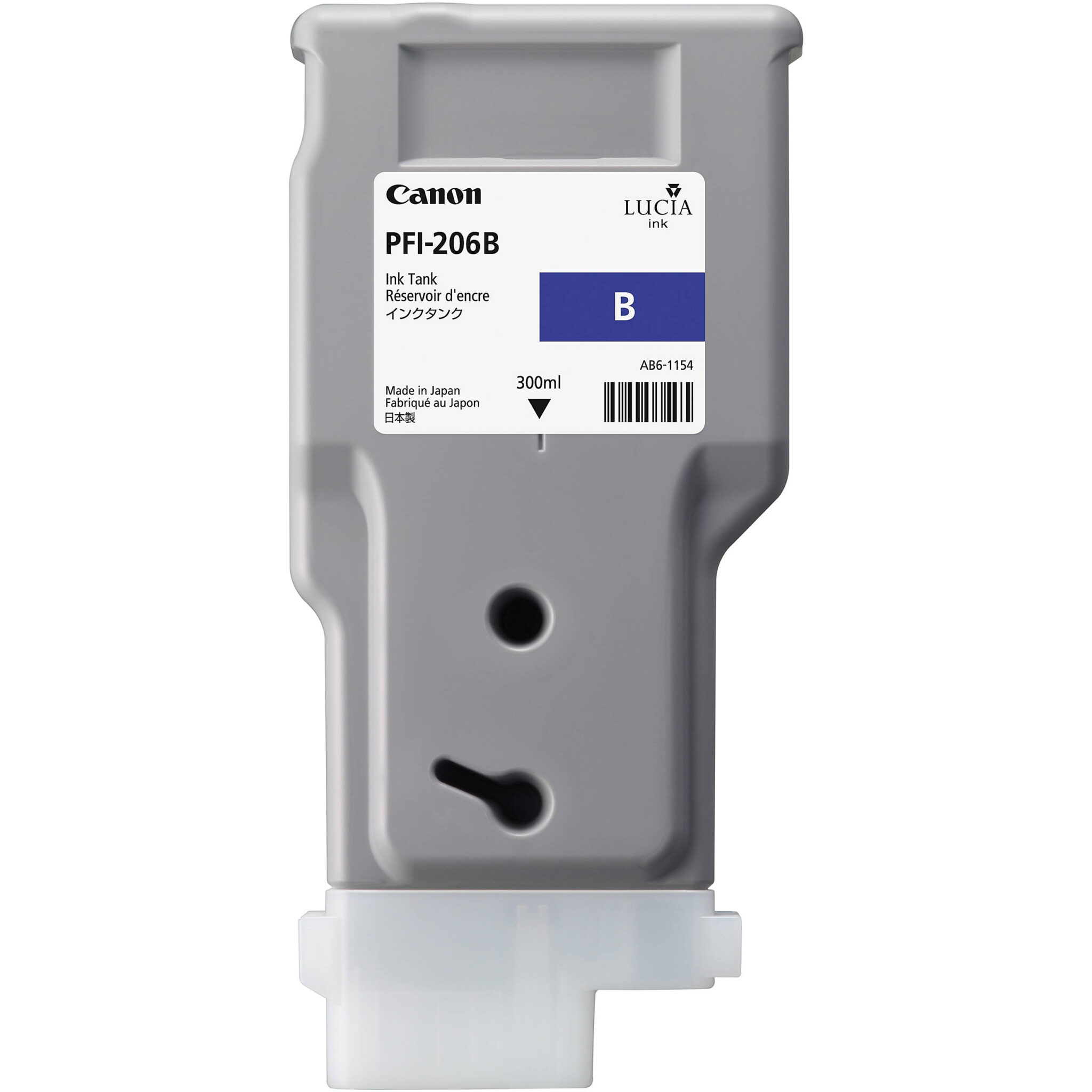 d7be58eafd2b912c42cba12befc08306-1.jpg Canon PFI-206 Blue Ink Cartridge (300 ml) - Imagen 1