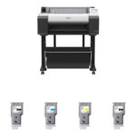 Canon imagePROGRAF TM-250 24" Large-Format Printer with Four PFI-320 Ink Cartridges Kit