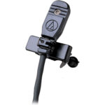 Audio-Technica MT830c Micrófono Lavalier omnidireccional inalámbrico (negro, coleta sin terminación)