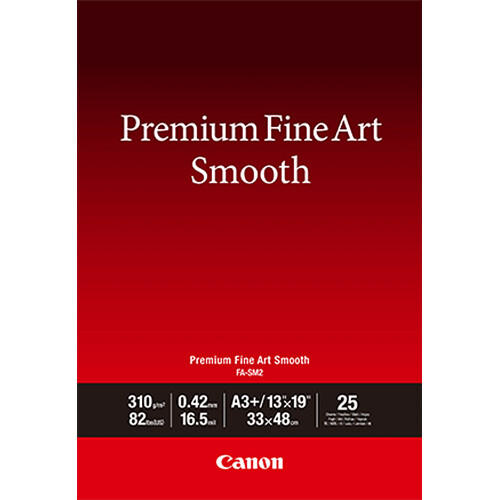 da4ec540fb3b8bdc40b39e039ba32ba0.jpg Canon Premium Fine Art Smooth Photo Paper (13 x 19", 25 Sheets) - Imagen 1