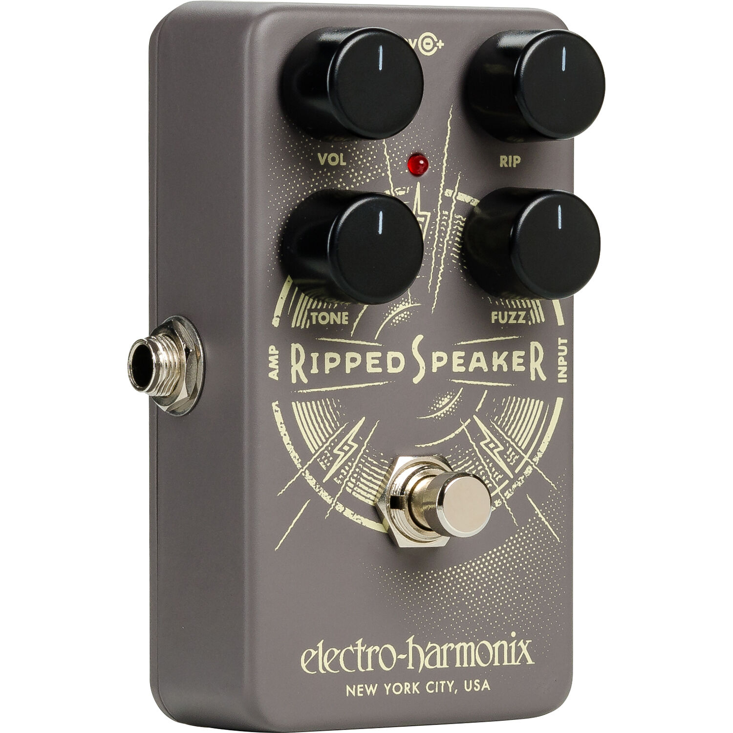 da56214b17afae0cd40ce6cdeb20a36d.jpg Pedal de distorsión Fuzz con altavoz rasgado Electro-Harmonix para guitarras eléctricas - Imagen 1