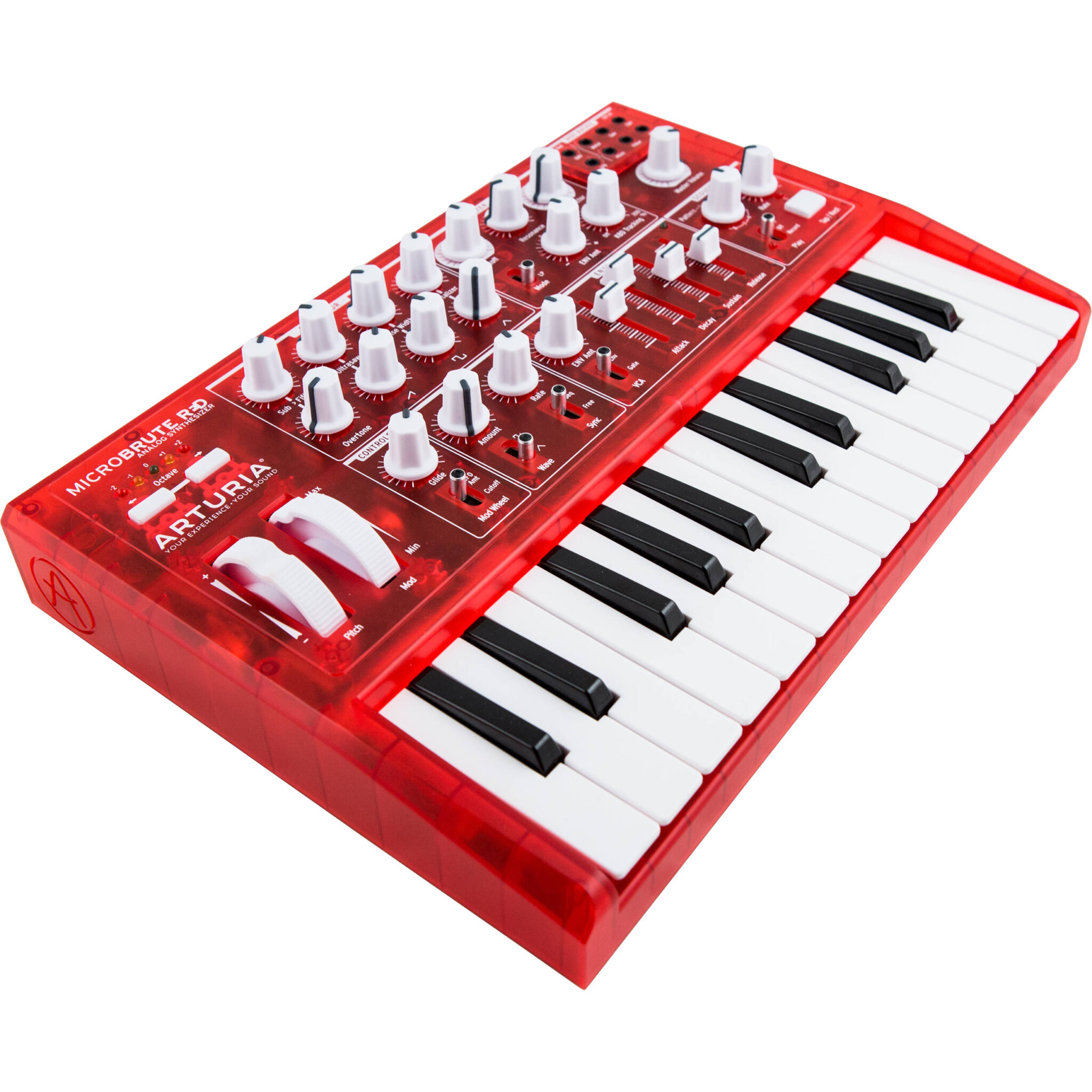 da76eb7244c36bca9e1152aa5c956d78.jpg Sintetizador analógico Arturia MicroBrute Red edición especial - Imagen 1