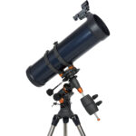 Celestron AstroMaster 130EQ 130 mm f/5 Telescopio reflector y kit de filtro solar EclipSmart - Imagen 6