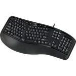 Teclado ergonómico de escritorio Adesso con lector de tarjetas inteligentes