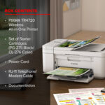 Canon PIXMA TR4720 Wireless All-in-One Printer with PG-275/CL-276 Value Pack Kit (White) - Imagen 12